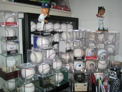 NY Yankees: Jeter, Arod, Rivera Signed MLB Baseball Collections, View more