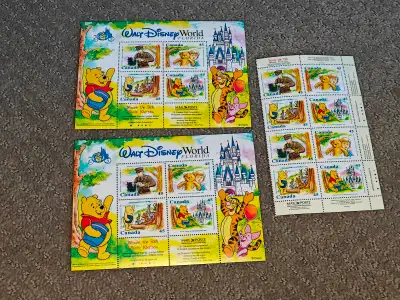 I am selling a Vintage Set 1996 Canada Post Winnie the Pooh Stamp Collection in excellent condition....