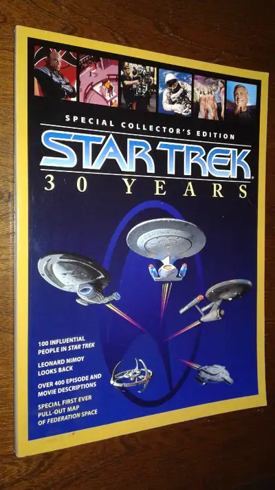 The following STAR TREK books/magazines are $5 each or $10 for all 3. — 50th ANNIVERSARY COLLECTOR'S...