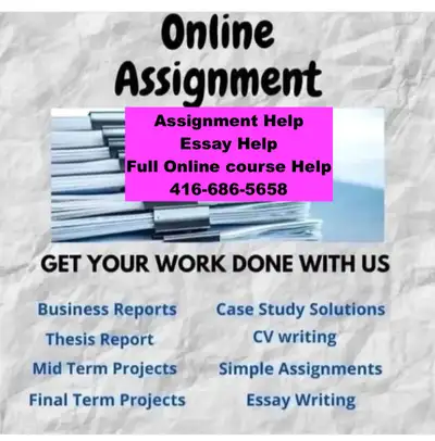 Last-Minute Assignment & Essay Help, Nursing, Biology, Business, View more