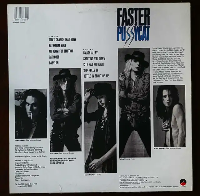 Faster Pussycat Vinyl in CDs, DVDs & Blu-ray in Longueuil / South Shore - Image 3