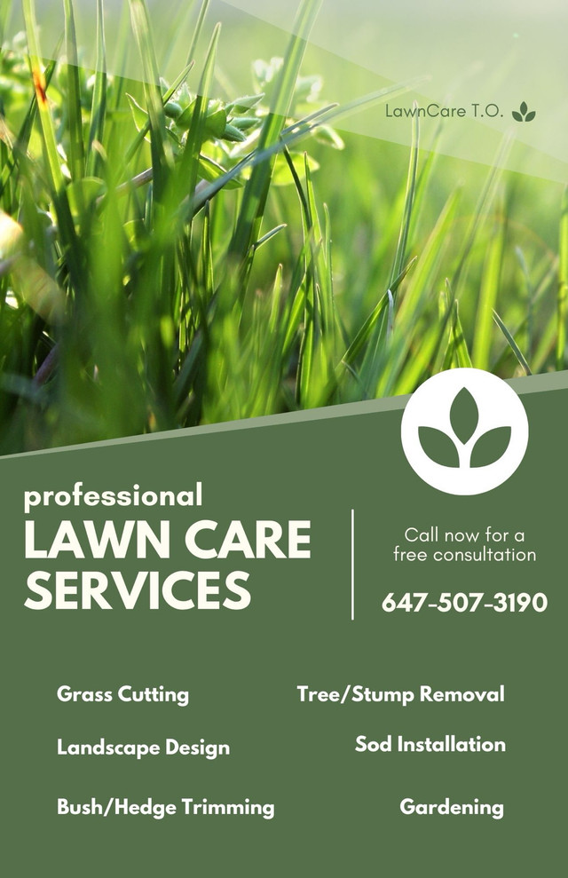 Landscape Services - Grass Cutting, Clean Ups & More in Lawn, Tree Maintenance & Eavestrough in City of Toronto