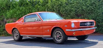 A true classic American muscle car Mustang Fastback 2+2 1965 V8 302 automatic transmission This car...