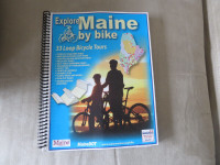 Explore Maine by bike book