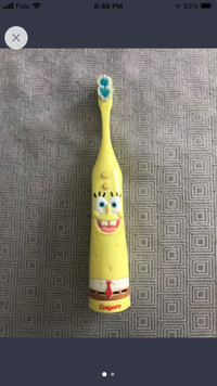 Colgate electric toothbrush - Sponge Bob - brosse à dents 