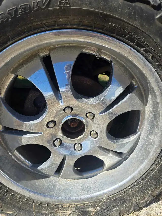 20 inch 6 by 5.5 GM Rims and tires in Tires & Rims in Calgary - Image 6