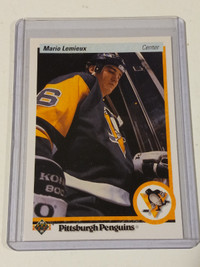 Mario Lemieux Error Hockey Card Upper Deck Hologram Rare NM