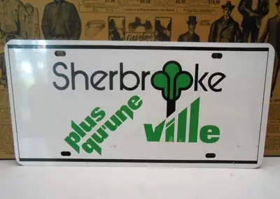 Plaques d'Immatriculation Sherbrooke Vintage et Autres Licenses, View more