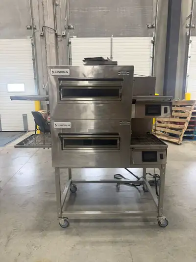 2021 Lincoln Double Deck Electric Ventless Conveyor Pizza Oven, View more