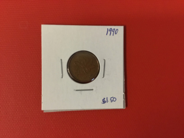 1990   Canada small       penny in Arts & Collectibles in Mississauga / Peel Region