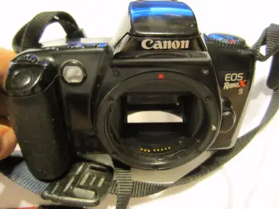 CANON EOS REBEL X S 35mm FILM CAMERA BODY WITH CANON STRAP., View more
