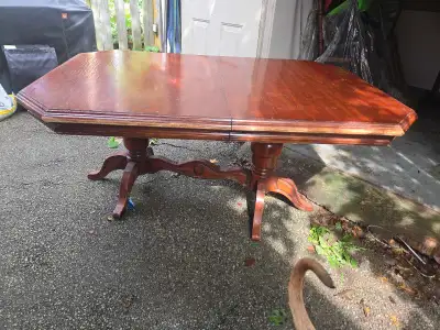 solid wood dining table. , View more