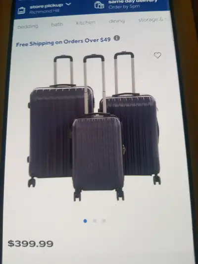3- PIECES LUGGAGE SET. CLUB ROCHELIEU- BRAND NEW, View more