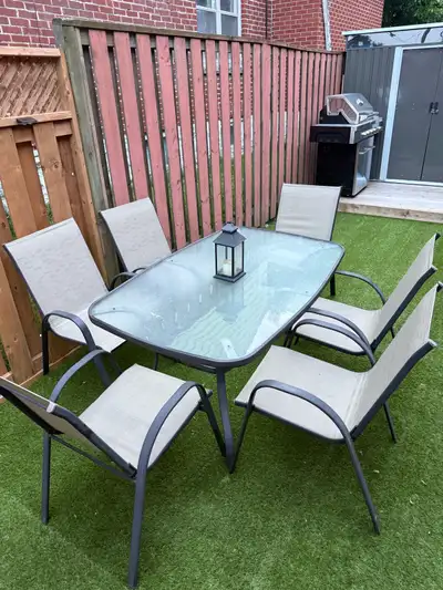patio table and chairs, View more