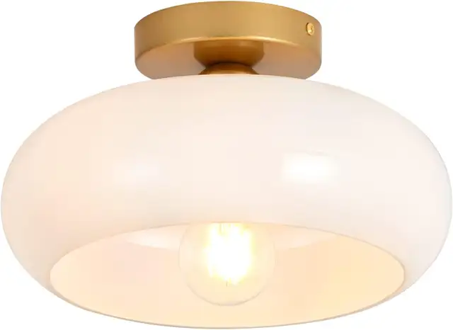 Modern Gold Semi Flush Mount Ceiling Light BNIB632350930490911210