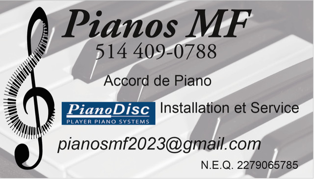 Accordeur - Technicien de piano. 514-409-0788 dans Pianos et claviers  à Laval/Rive Nord