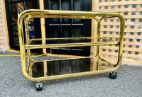 Vintage Deco Style Bar Cart Table