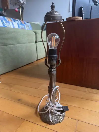 Small brass lamp, View more