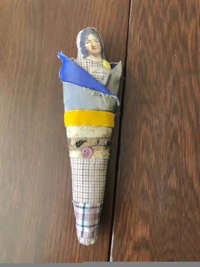 Handmade Art Doll Textile Fabric Craft Collectable Decor Gift, View more