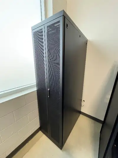 Super Stocked APC Server Rack with 2 APC power supplies and more, View more