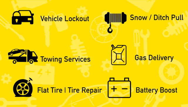 Roadside Service (Flat Tire, Battery Boost & Car Unlock) in Other in Mississauga / Peel Region