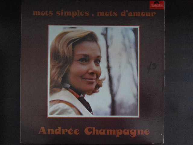 Andree Champagne LP in Arts & Collectibles in Gatineau