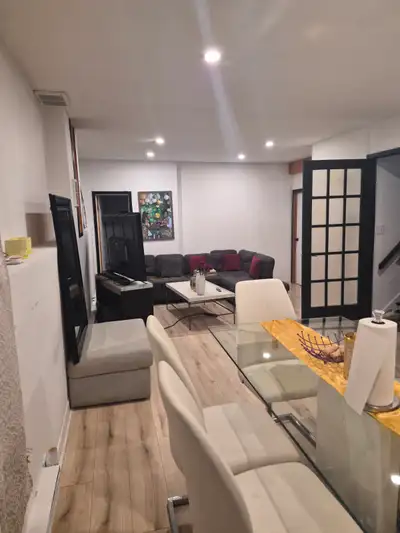 Spacious 2 bdrm appt in basement. Very spacious. New kitchen and floors. Friendly neighbourhood.