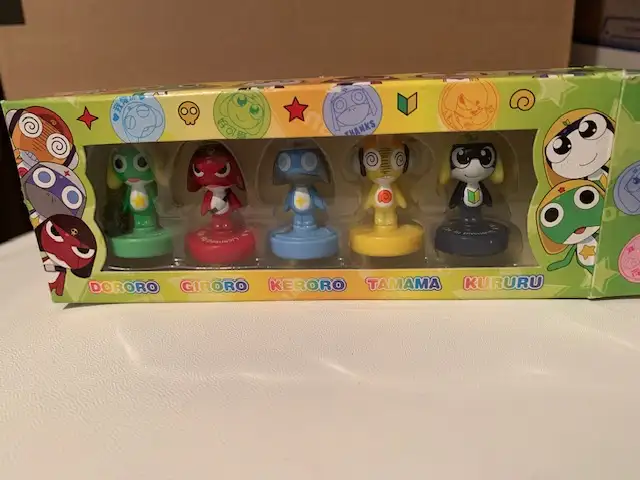 Keroro Animated Cartoon Figures Ink Stampers Set (New)63234807152899120