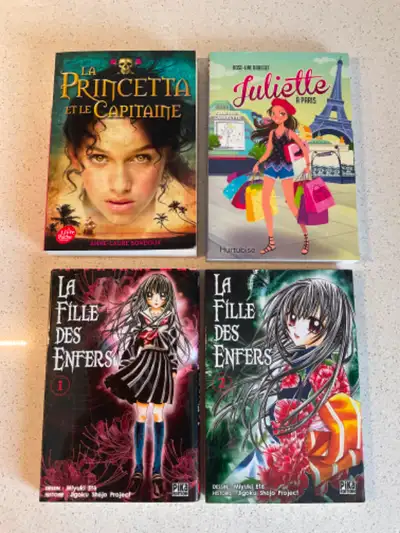 Ensemble 4 Livres pour jeunes. Juliette