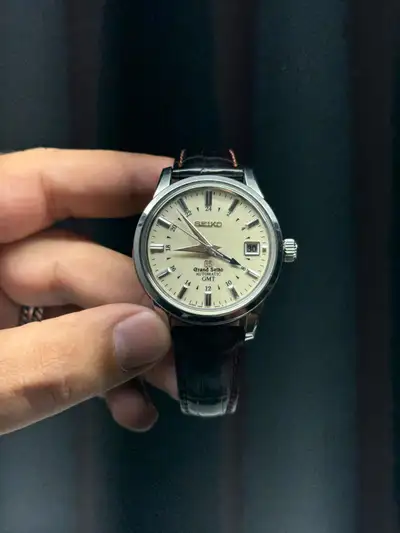 Grand Seiko GMT Ivory Dial 39mm Watch, View more