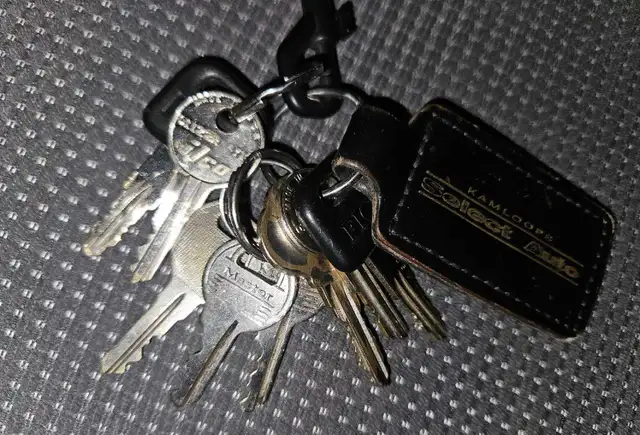 FOUND, KEYS. NORTH SHUSWAP 