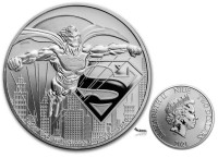 2021 SUPERMAN SILVER BU COIN