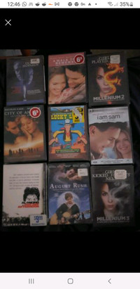 Brand new sealed dvds $6 each city of angels august rush