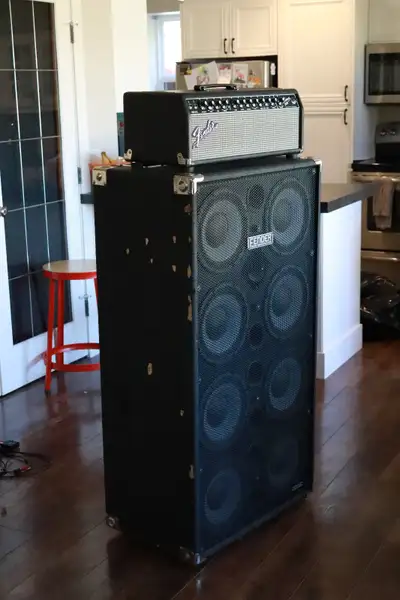 Fender Bassman 500w Amp and 8x10 Cab, View more