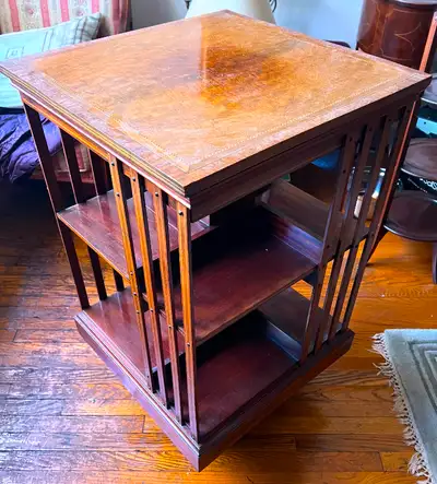 Antique Revolving Victorian Bookshelf for sale, View more