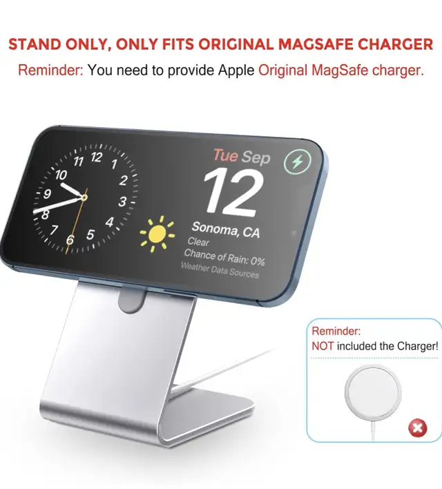 MagSafe Charger Stand - Phone Holder in Cell Phone Accessories in Markham / York Region - Image 3