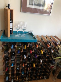 100 bottle wine rack