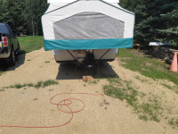 TENT TRAILER WITH TOILET/SHOWER