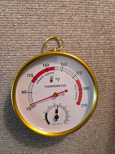Designed for both wall-mounted and lanyard-hanging installation, this sauna thermometer easily adapt...