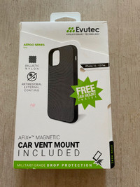 Brand new Evutec phone cases with car vent mount included