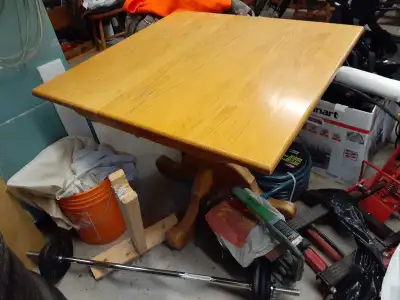 Solid oak table , View more