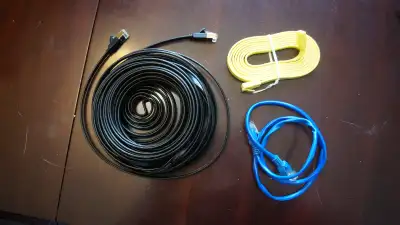2  ETHERNET CABLES, View more