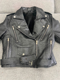 Ladies genuine Leather Jacket