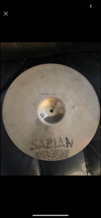 Vintage Sabian Crash Cymbal “12 + Snare Stand