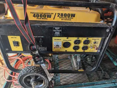Generator runs well and is in good shape
