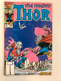 1st Time Variance Authority in Thor #372 comic approx. 9.2