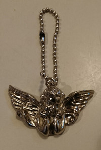Metal "Angel on Your Shoulder" Putti Italy