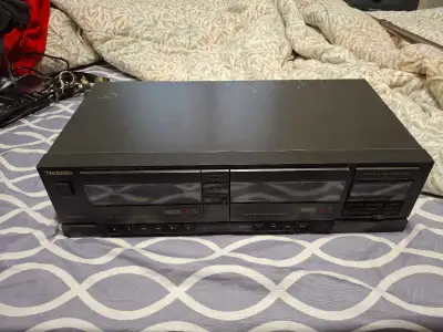 technics rs-t10 stereo double cassette deck , View more