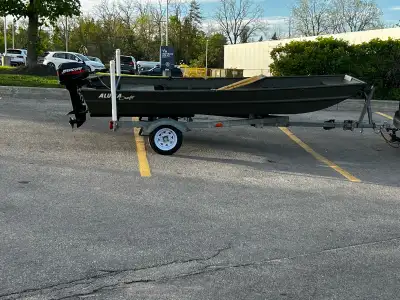 I have 14 ft Alumacraft Jon boat I’m Looking the trade for a 14 foot deep and wide boat no leakes ex...