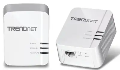 Powerline Adapter Gigabit Port Range Up to 300m TRENDnet TPL-422, View more